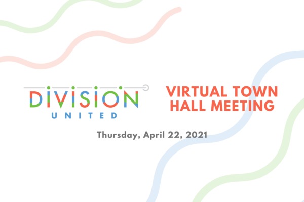 Division United - Virtual Town Hall Banner