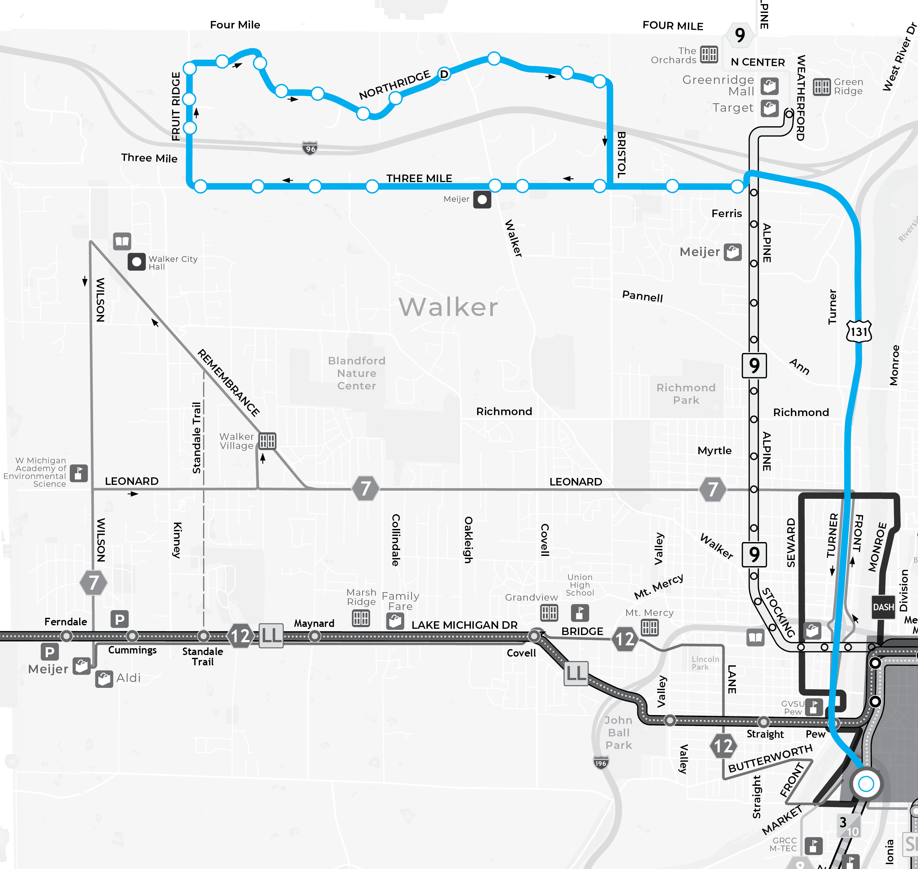 Route 33 Map