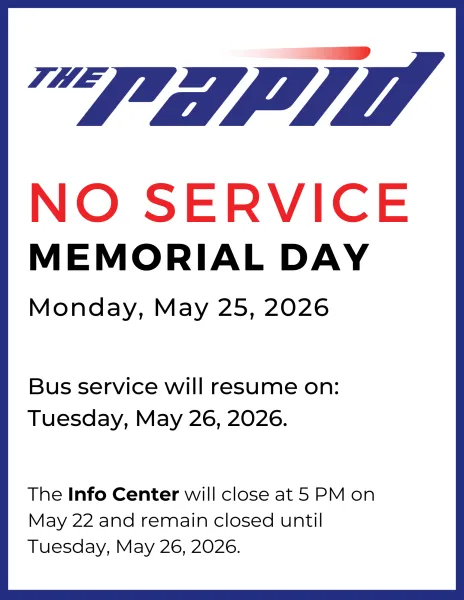 Memorial Day - No Service